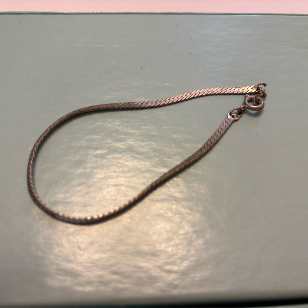 Sleek Silver-Tone Chain Bracelet